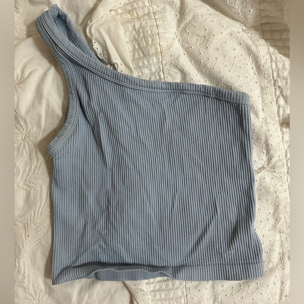 Nikibiki Asymmetrical Blue Tank
